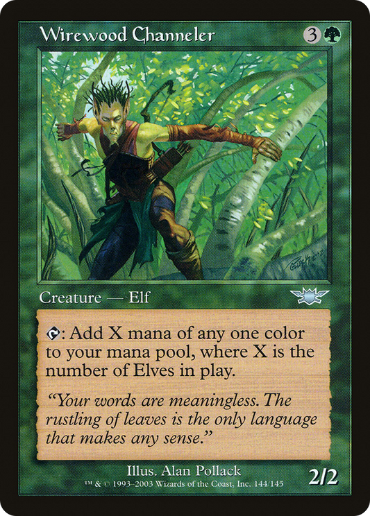 Wirewood Channeler (LGN-144) (Foil)