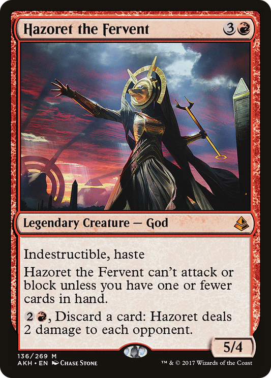 Hazoret the Fervent (AKH-136) (Foil)