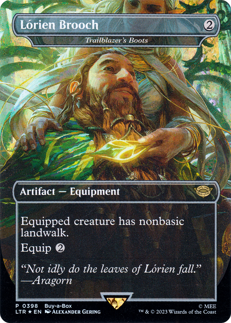 Lórien Brooch / Trailblazer's Boots (BABP-398) (Borderless) (Foil)