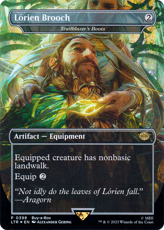 Lórien Brooch / Trailblazer's Boots (BABP-398) (Borderless) (Foil)