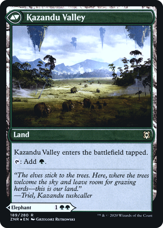 Kazandu Mammoth // Kazandu Valley (PRE-189S) (Foil)