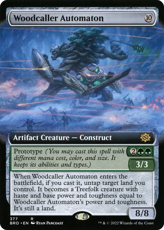 Woodcaller Automaton (BRO-377) (Extended Art) (Foil)