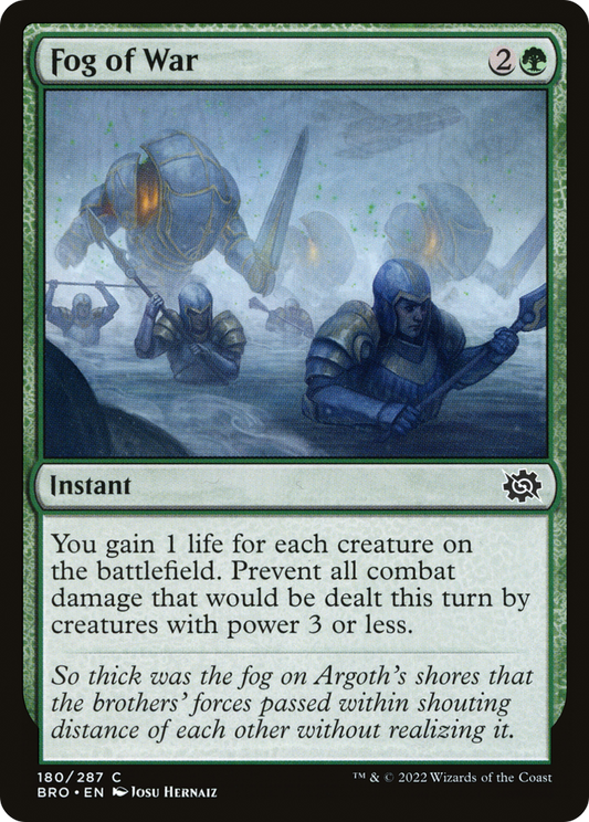 Fog of War (BRO-180) (Foil)