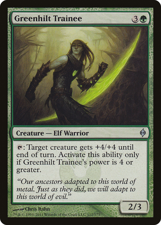 Greenhilt Trainee (NPH-112) (Foil)