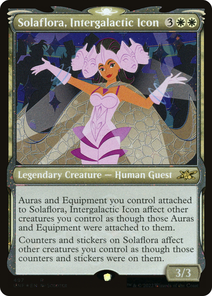 Solaflora, Intergalactic Icon (UNF-497) (Showcase) (Galaxy Foil)