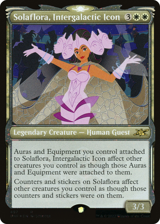 Solaflora, Intergalactic Icon (UNF-497) (Showcase) (Galaxy Foil)