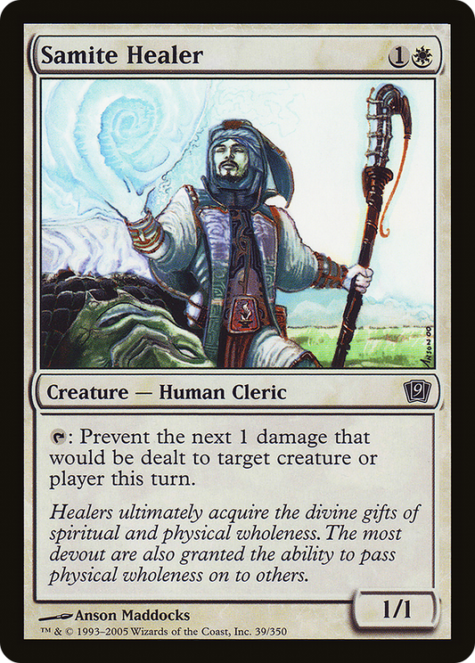Samite Healer (9ED-39★) (Foil)