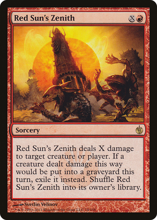 Red Sun's Zenith (MBS-074) (Foil)