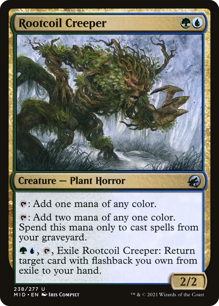 Rootcoil Creeper (MID-238) (Foil)