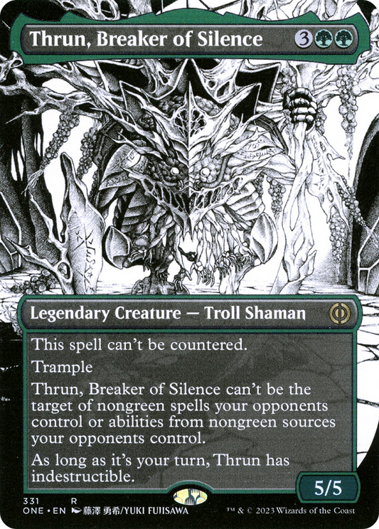 Thrun, Breaker of Silence (ONE-331) (Showcase) (Borderless) (Foil)