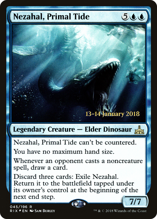 Nezahal, Primal Tide (PRE-45S) (Foil)