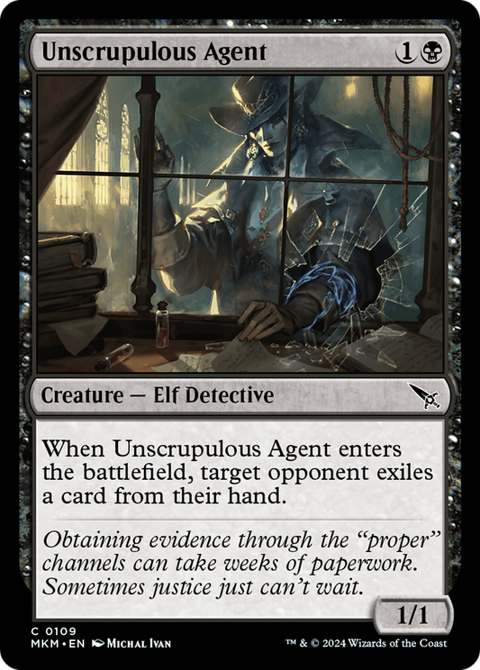Unscrupulous Agent (MKM-109) (Foil)