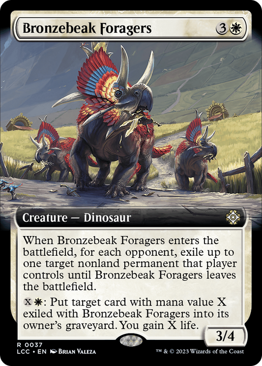 Bronzebeak Foragers (LCC-037) (Extended Art)