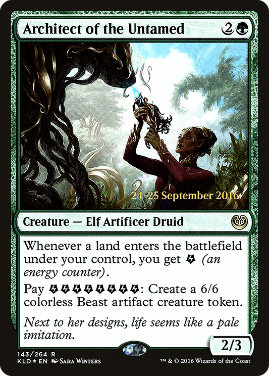 Architect of the Untamed (PRE-143S) (Foil)