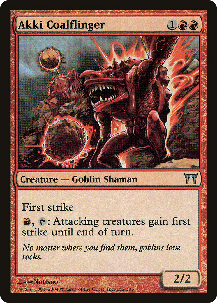 Akki Coalflinger (CHK-152) (Foil)