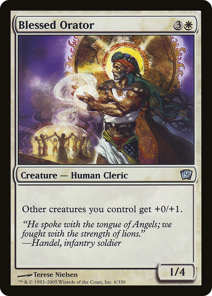 Blessed Orator (9ED-06★) (Foil)