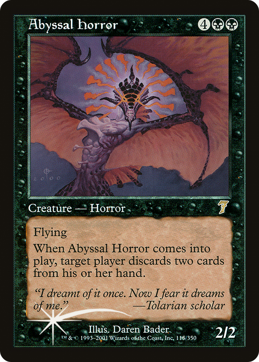 Abyssal Horror (7ED-115★) (Foil)