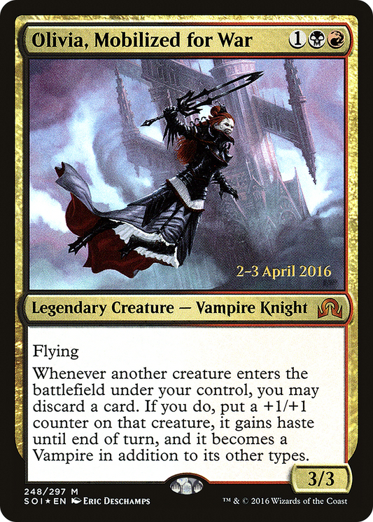 Olivia, Mobilized for War (PRE-248S) (Foil)