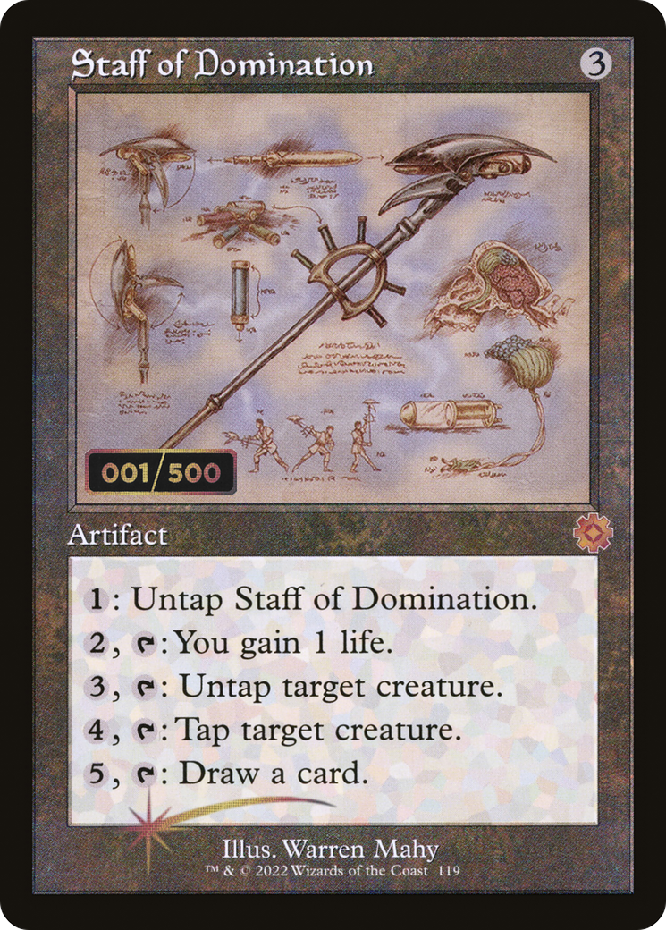 Staff of Domination (BRR-119Z) (Foil) (Serialized)