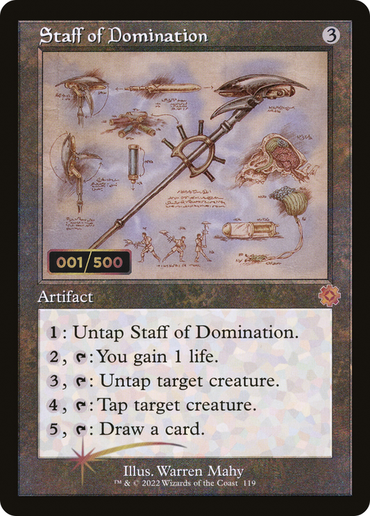 Staff of Domination (BRR-119Z) (Foil) (Serialized)