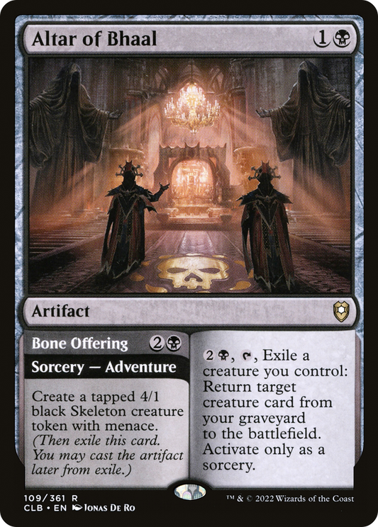 Altar of Bhaal // Bone Offering (CLB-109)