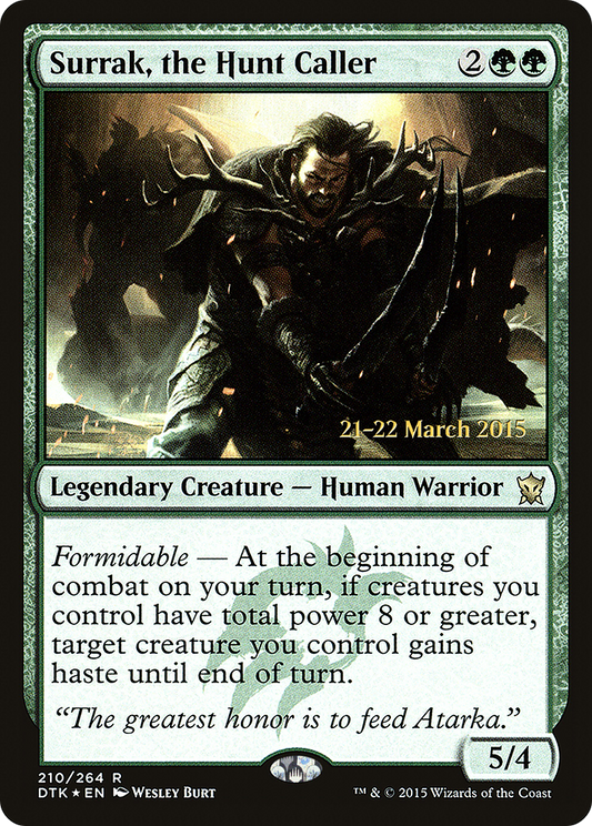 Surrak, the Hunt Caller (PRE-210S) (Foil)