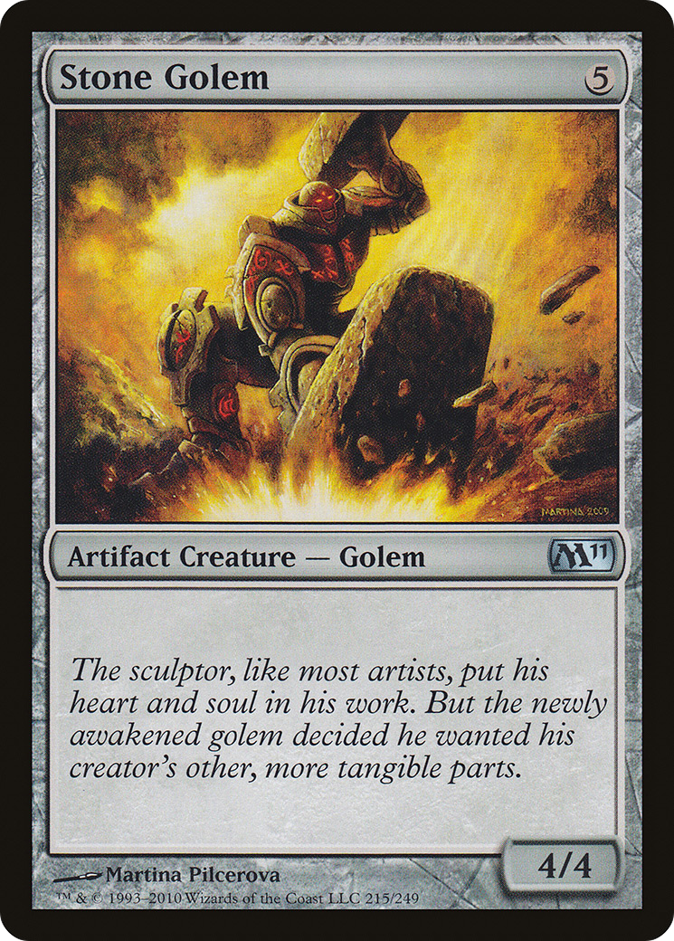 Stone Golem (M11-215) (Foil)