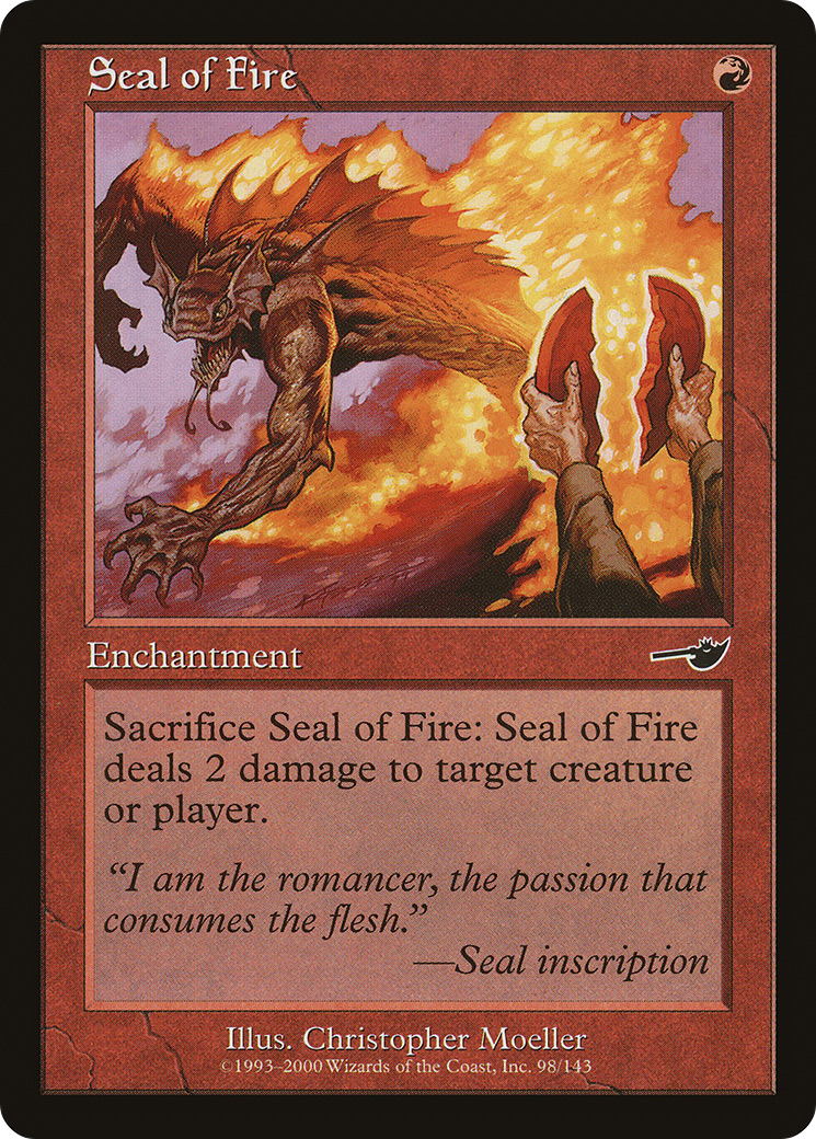 Seal of Fire (NMS-098) (Foil)