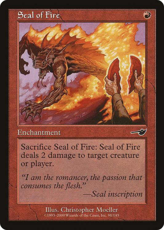 Seal of Fire (NMS-098) (Foil)