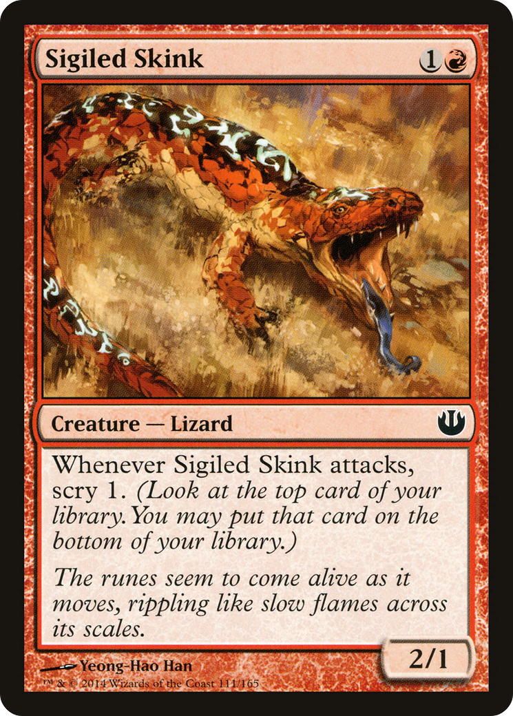 Sigiled Skink (JOU-111) (Foil)