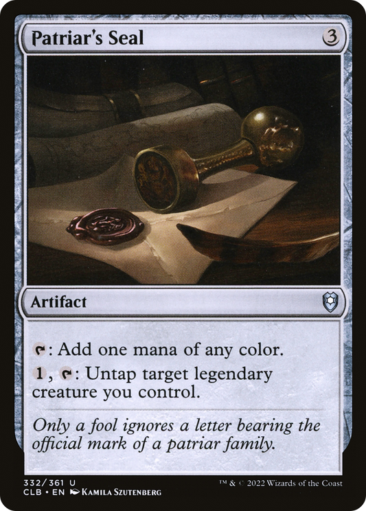 Patriar's Seal (CLB-332) (Foil)