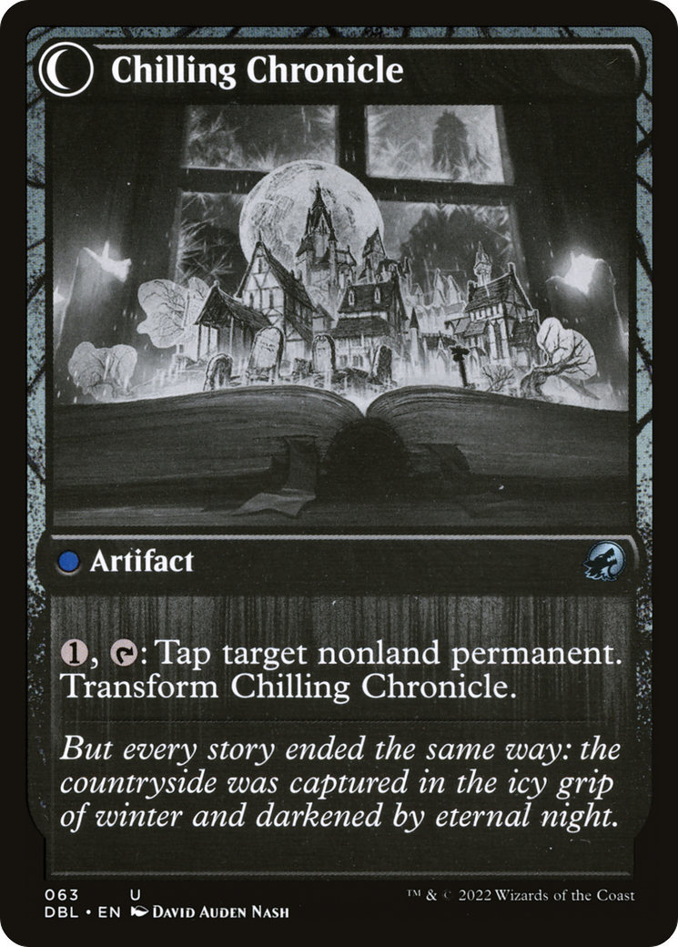 Mysterious Tome // Chilling Chronicle (DBL-063) (Foil)