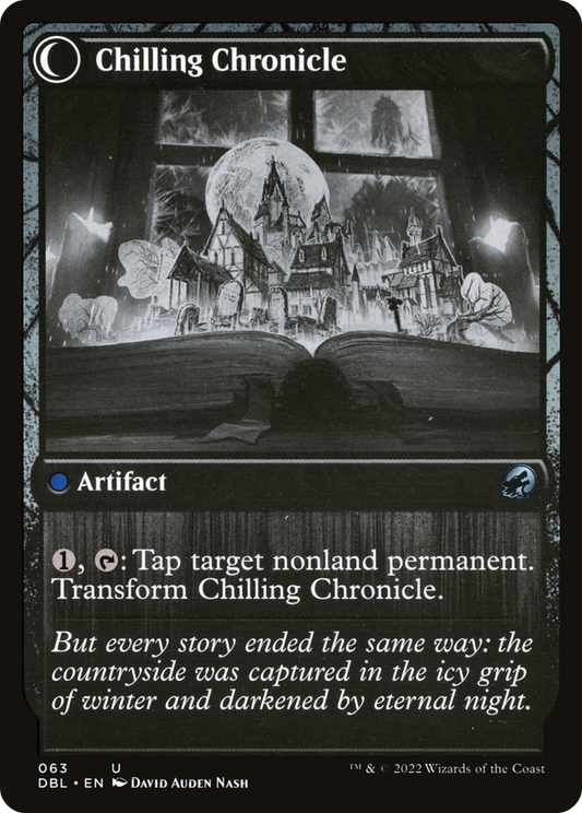 Mysterious Tome // Chilling Chronicle (DBL-063) (Foil)