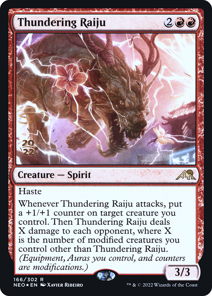 Thundering Raiju (PRE-166S) (Foil)