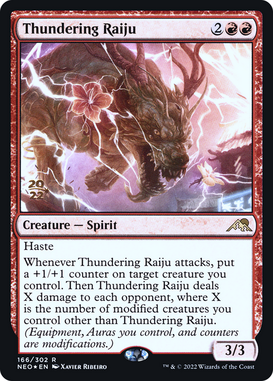Thundering Raiju (PRE-166S) (Foil)