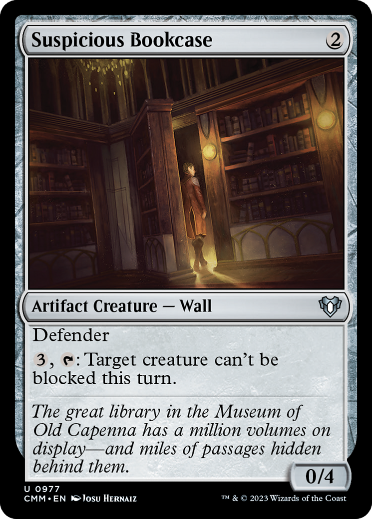 Suspicious Bookcase (CMM-977)