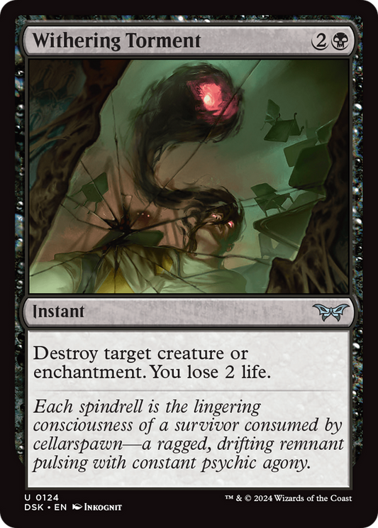 Withering Torment (DSK-124) (Foil)