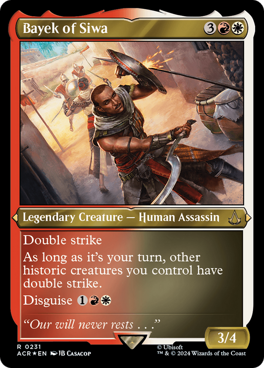 Bayek of Siwa (ACR-231) (Etched Foil)