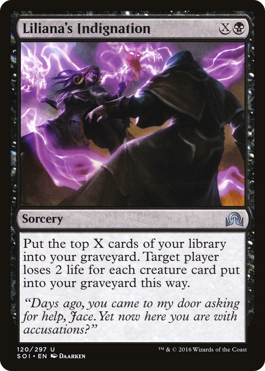 Liliana's Indignation (SOI-120) (Foil)
