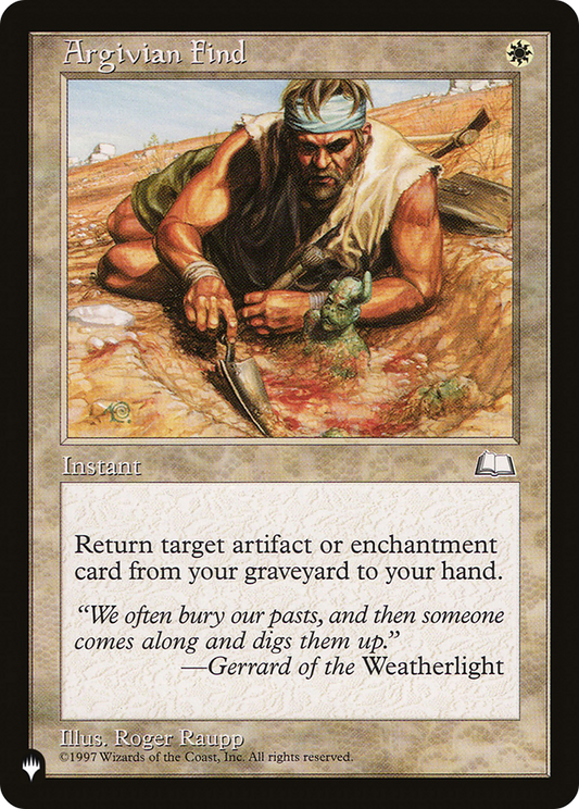 Argivian Find (LIST-WTH-6)