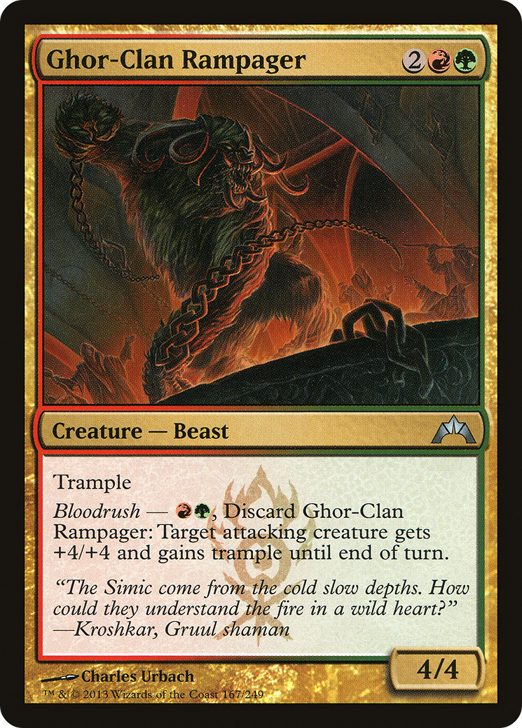 Ghor-Clan Rampager (GTC-167) (Foil)