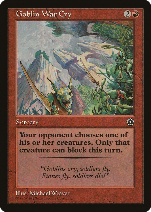 Goblin War Cry (P02-104)