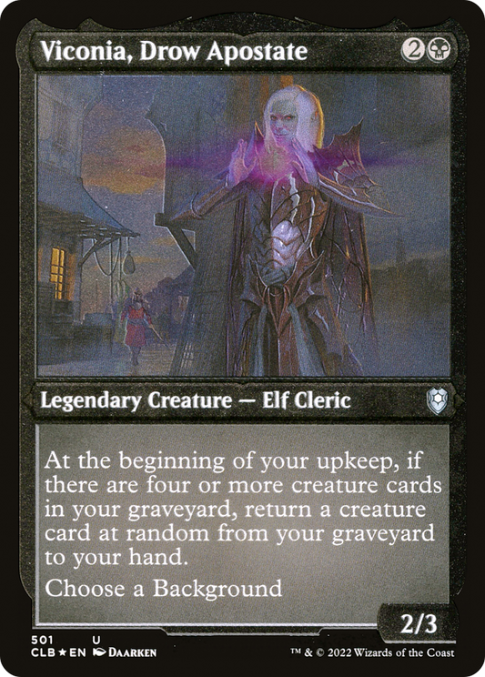 Viconia, Drow Apostate (CLB-501) (Etched Foil)