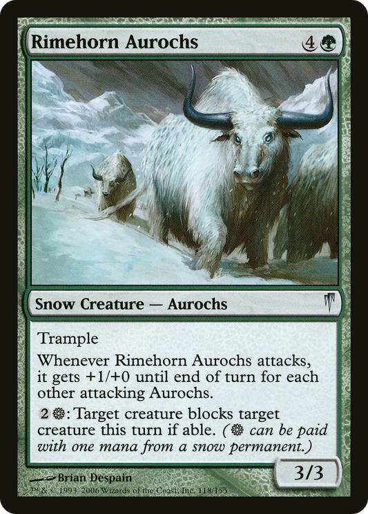 Rimehorn Aurochs (CSP-118) (Foil)