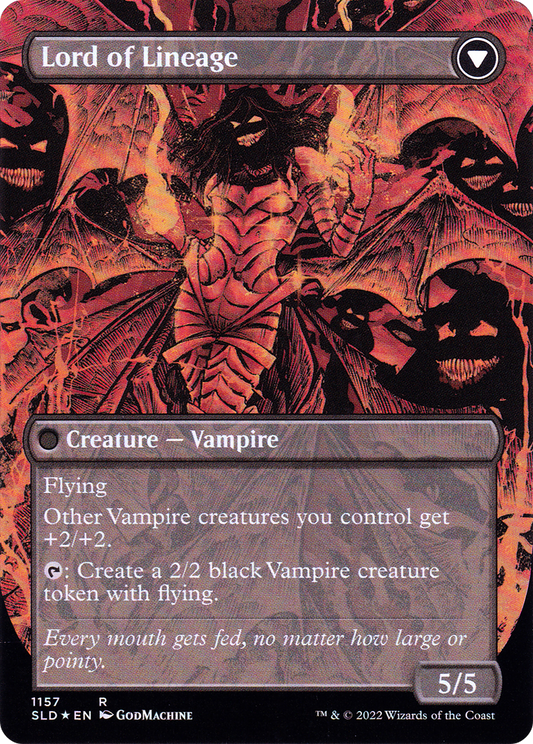 Bloodline Keeper // Lord of Lineage (SLD-1157) (Borderless) (Foil)