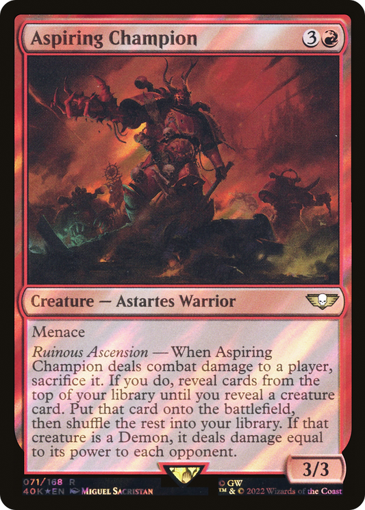 Aspiring Champion (40K-71★) (Surge Foil)