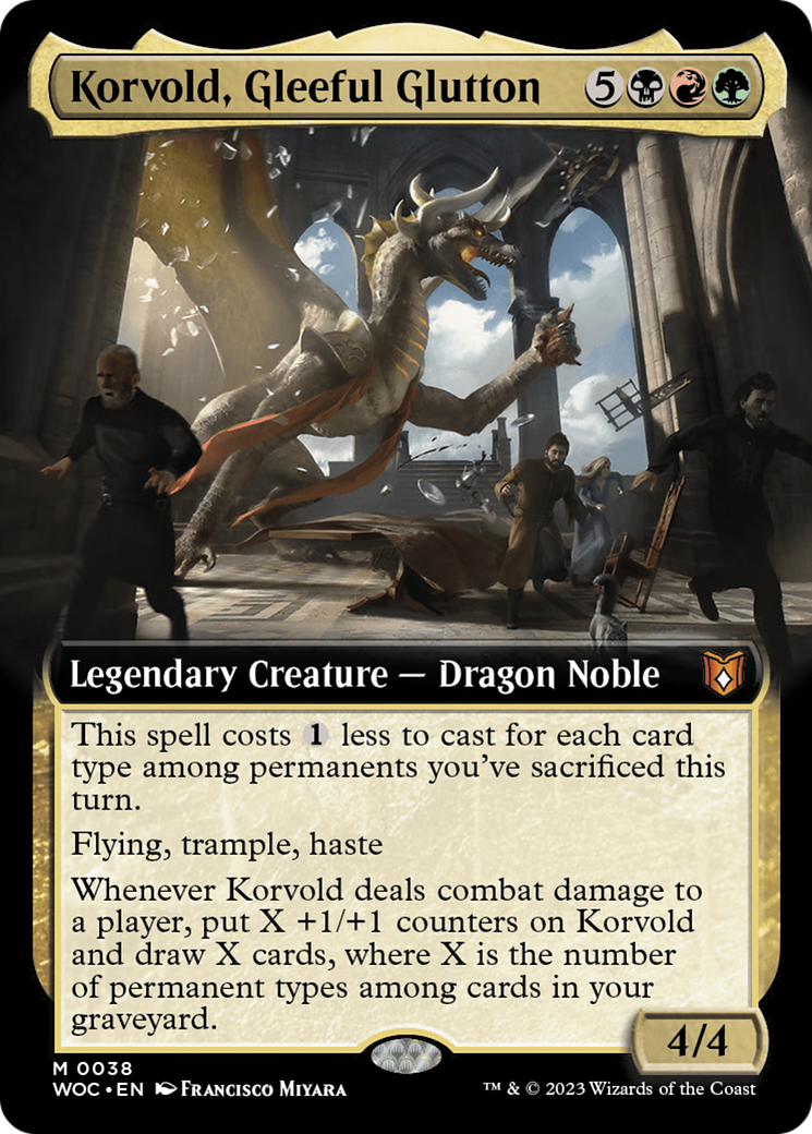 Korvold, Gleeful Glutton (WOC-038) (Extended Art)