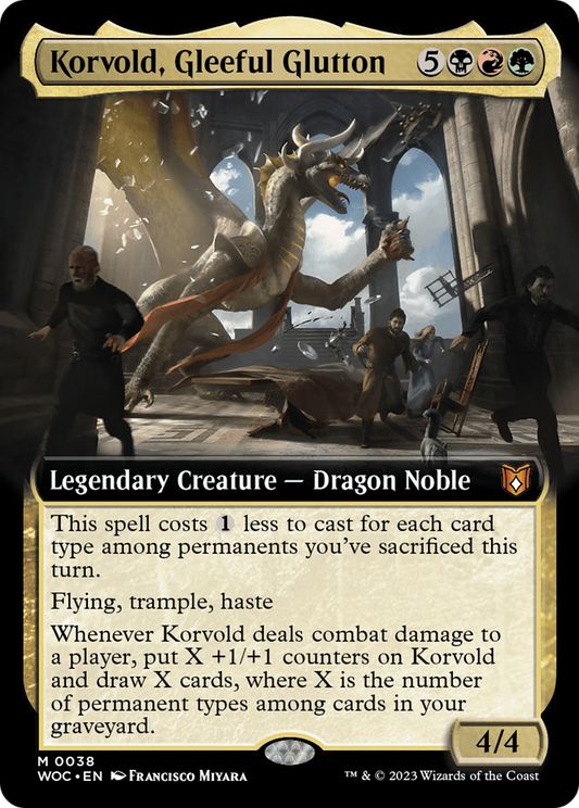 Korvold, Gleeful Glutton (WOC-038) (Extended Art)