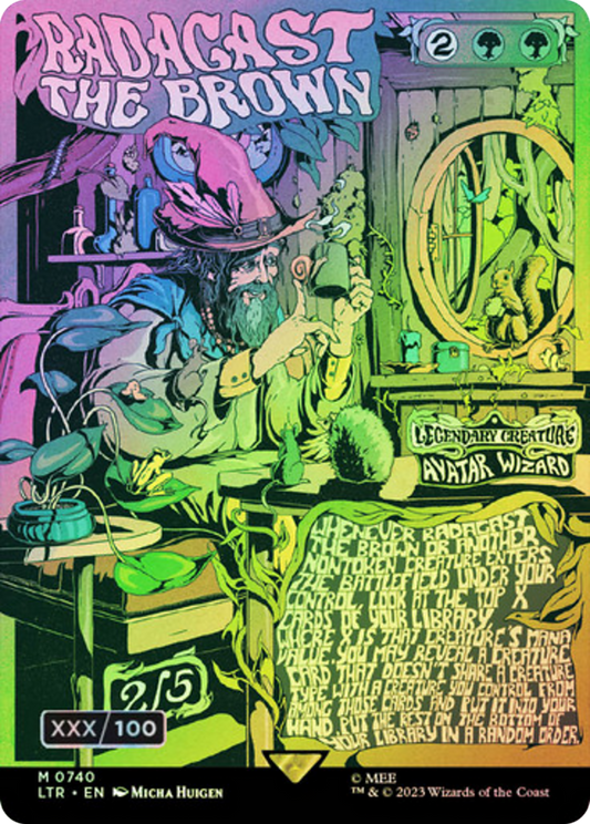 Radagast the Brown (LTR-740Z) (Borderless) (Foil) (Serialized)