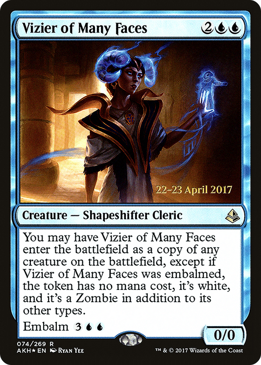 Vizier of Many Faces (PRE-74S) (Foil)